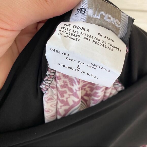 AB Studio Chevron Maxi Skirt NWT size L - Picture 5 of 5